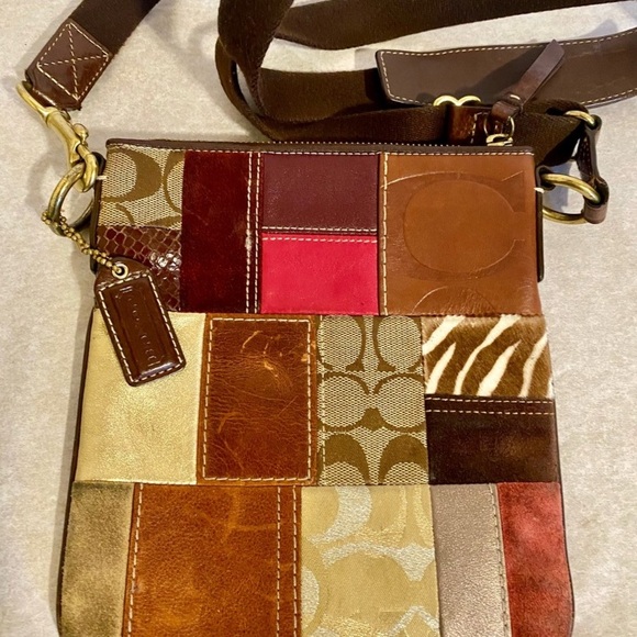 Coach Multicolor Patchwork Crossbody Bag - Picture 13 of 13